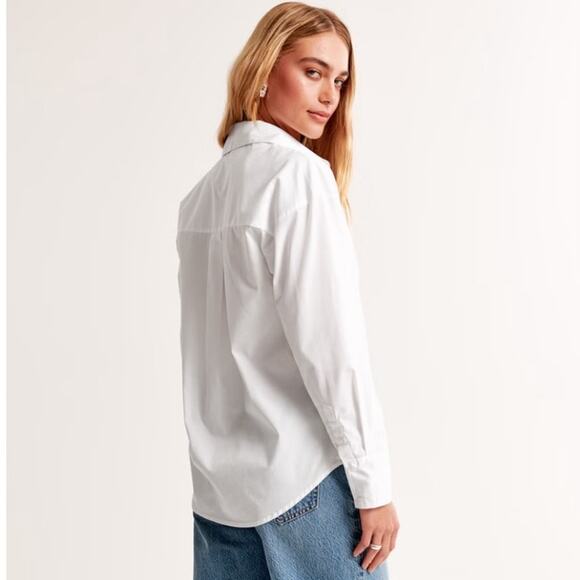 Abercrombie & Fitch White Blouse - Picture 8 of 8